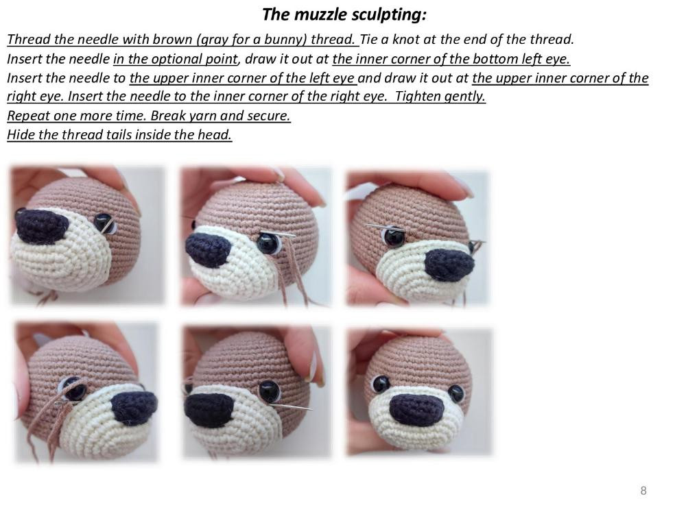 Two Amigurumi toys patterns set The bear and bunny wearing costumes
