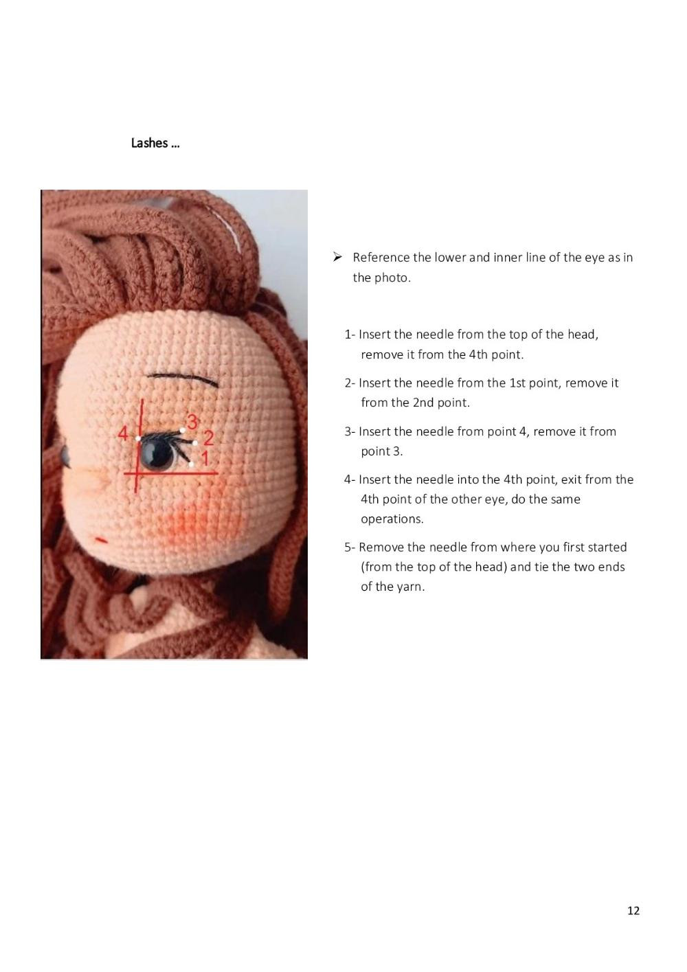 UMUT DOLL PATTERN CROCHET AMİGURUMİ PATTERN PDF – ENGLİSH