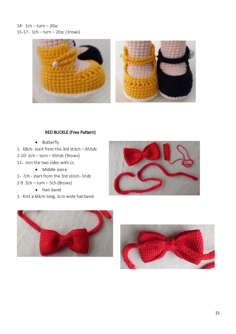 UMUT DOLL PATTERN CROCHET AMİGURUMİ PATTERN PDF – ENGLİSH