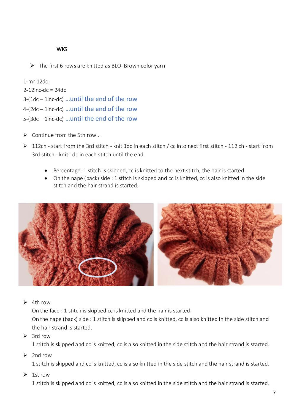 UMUT DOLL PATTERN CROCHET AMİGURUMİ PATTERN PDF – ENGLİSH