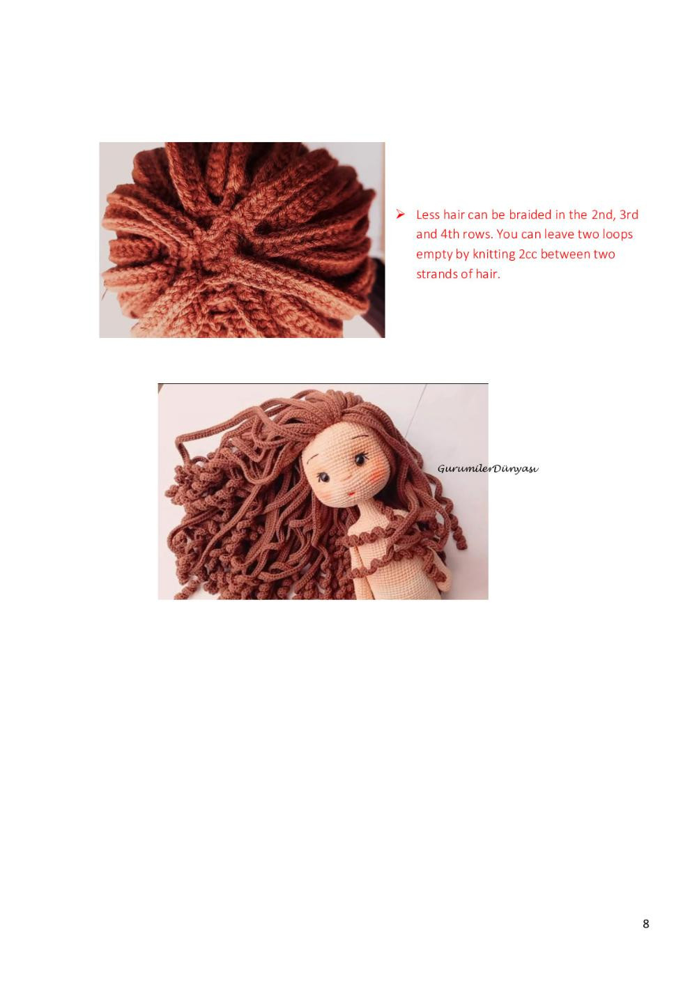 UMUT DOLL PATTERN CROCHET AMİGURUMİ PATTERN PDF – ENGLİSH