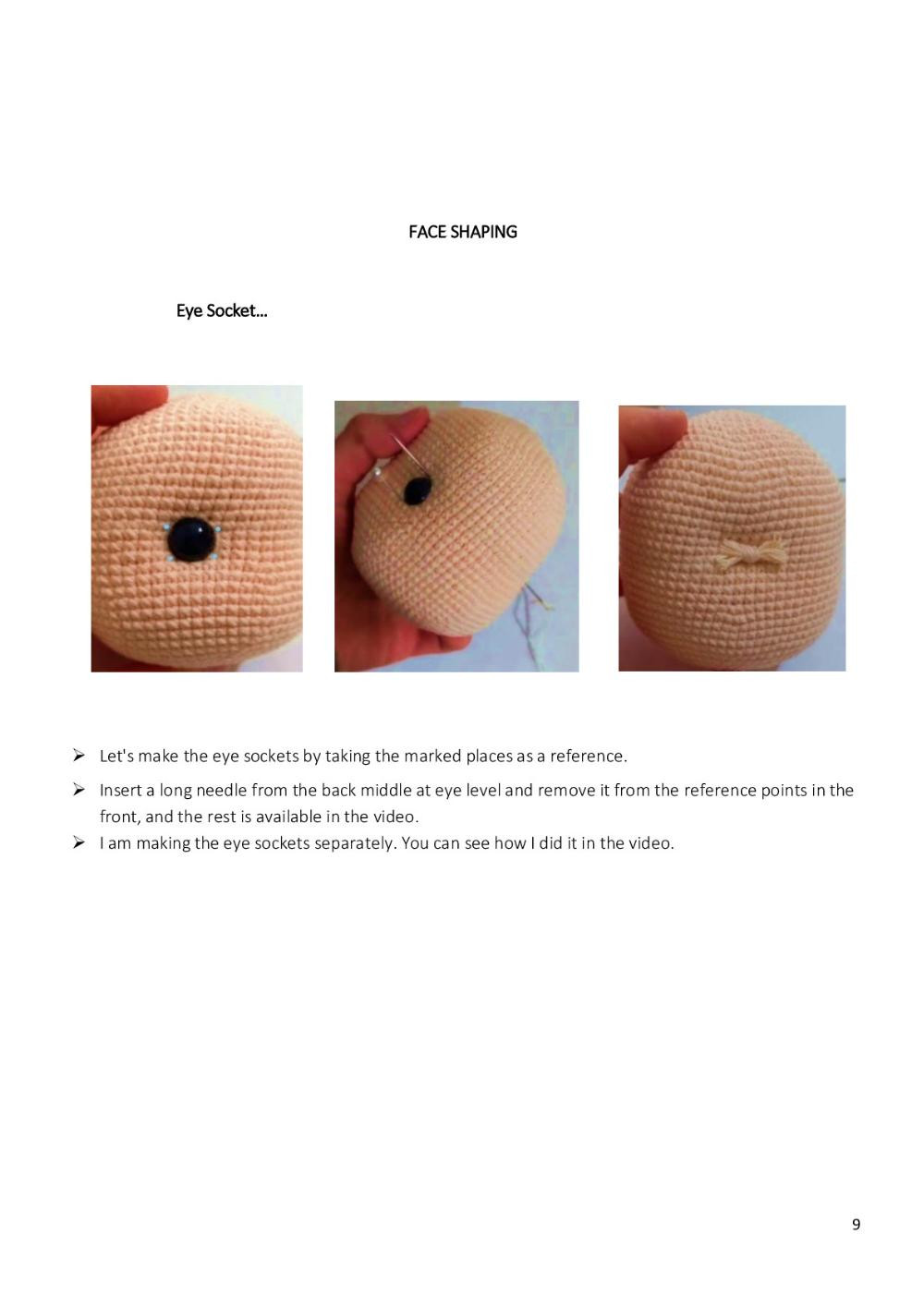 UMUT DOLL PATTERN CROCHET AMİGURUMİ PATTERN PDF – ENGLİSH