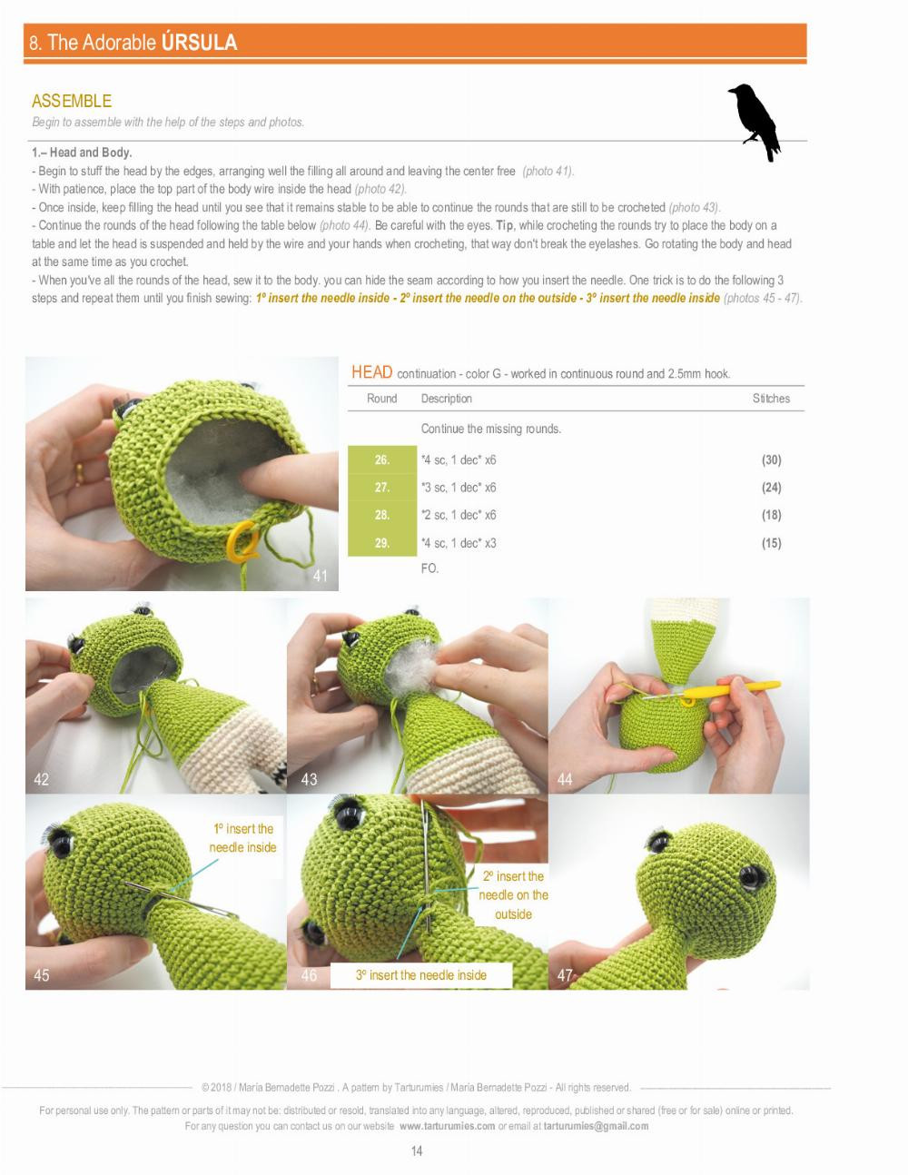 Úrsula HALLOWEEN SPECIAL crochet pattern