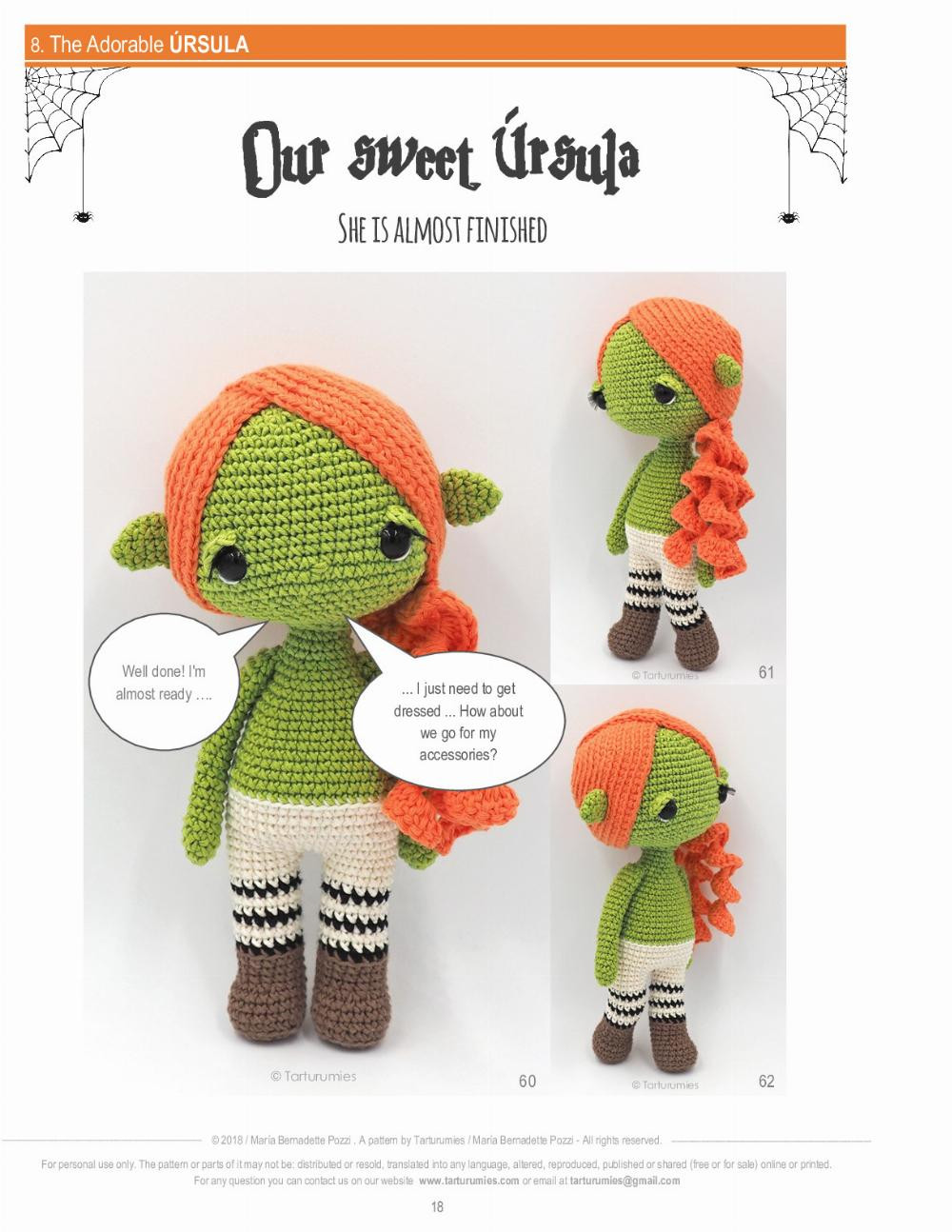 Úrsula HALLOWEEN SPECIAL crochet pattern