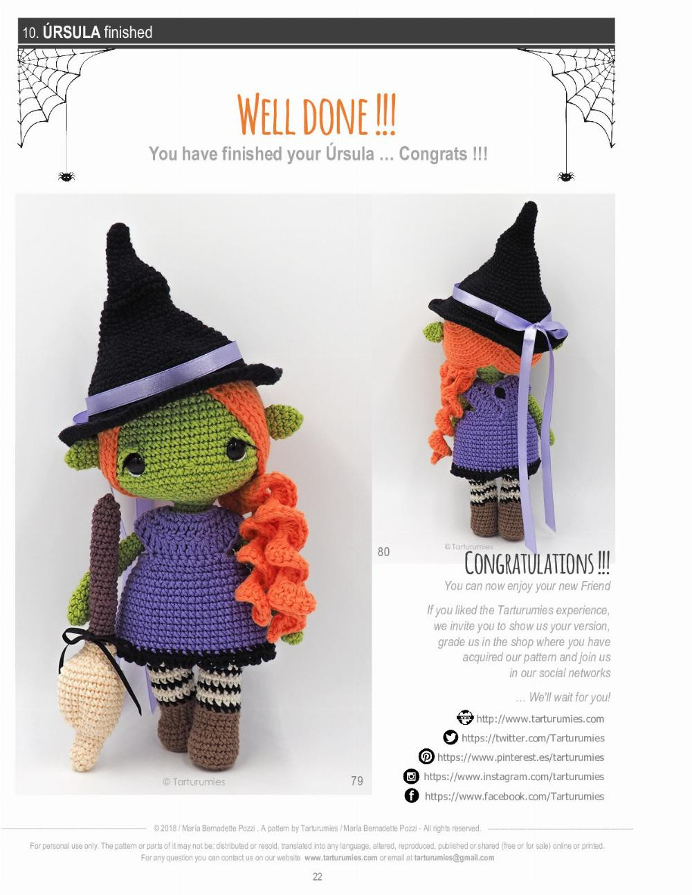 Úrsula HALLOWEEN SPECIAL crochet pattern