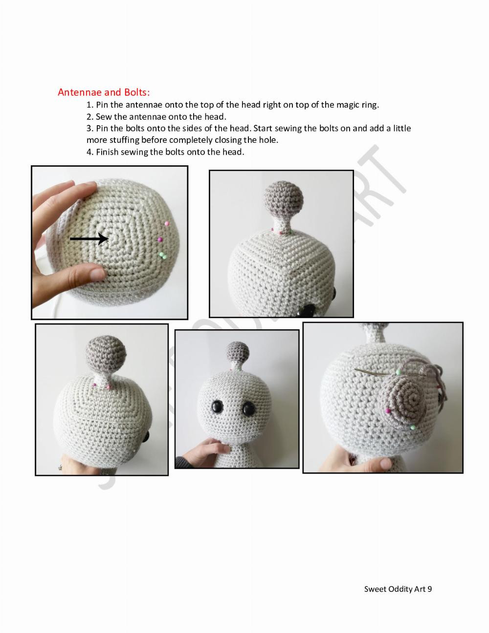 Val E. Tin The Robot Crochet Pattern