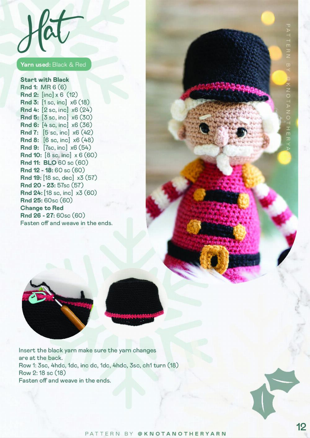 Victor (the) Nutcracker crochet pattern