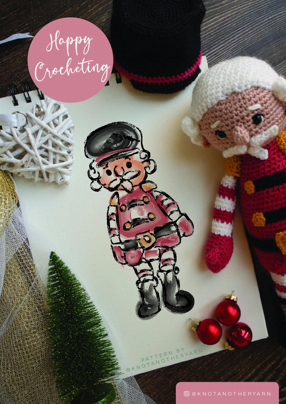 Victor (the) Nutcracker crochet pattern