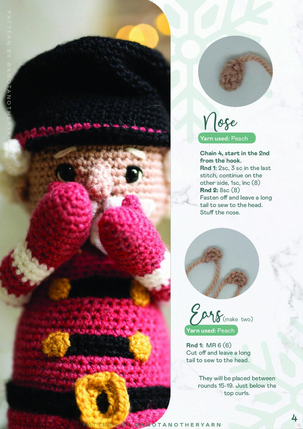 Victor (the) Nutcracker crochet pattern