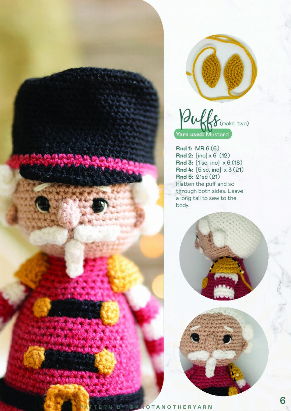 Victor (the) Nutcracker crochet pattern