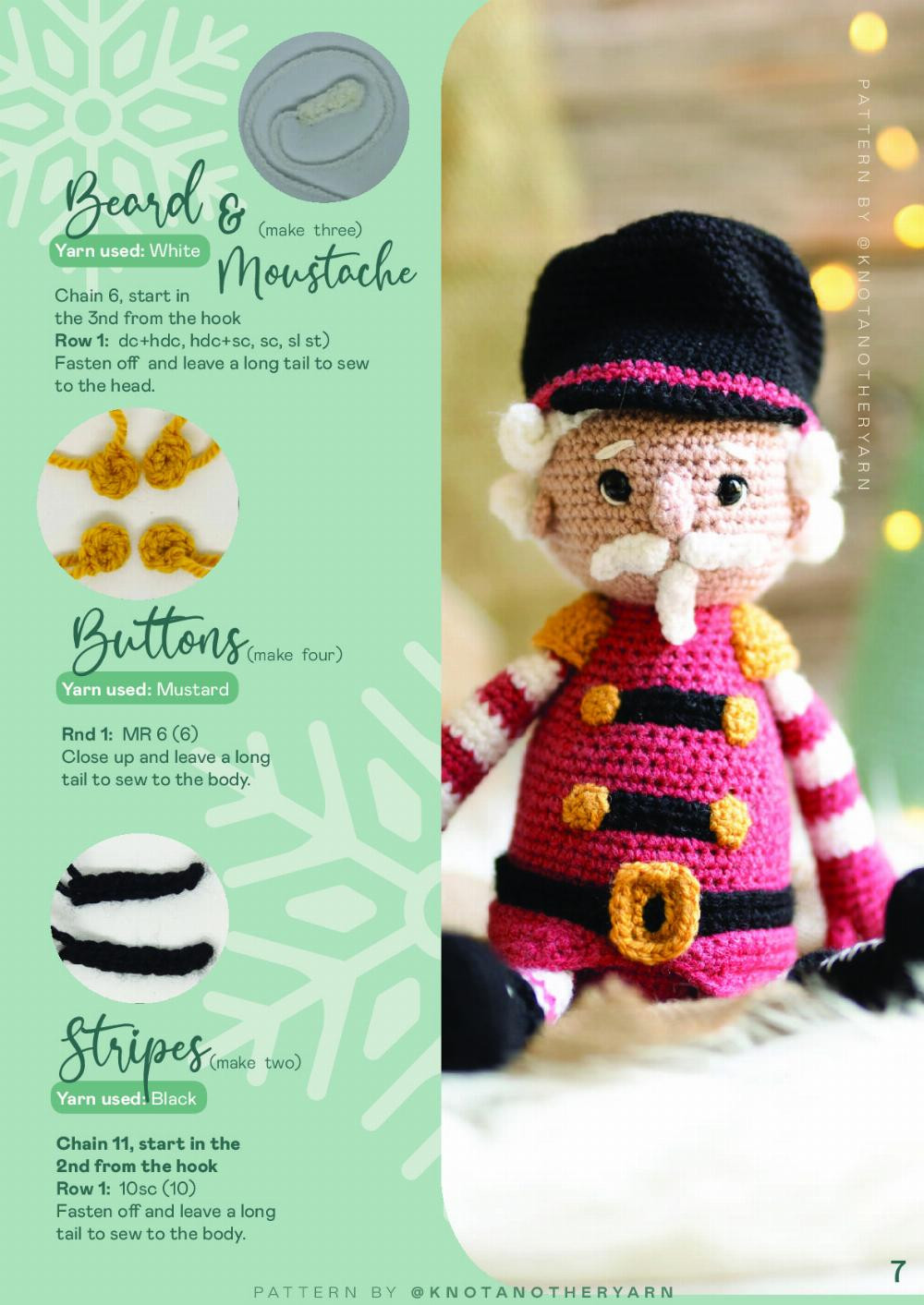 Victor (the) Nutcracker crochet pattern