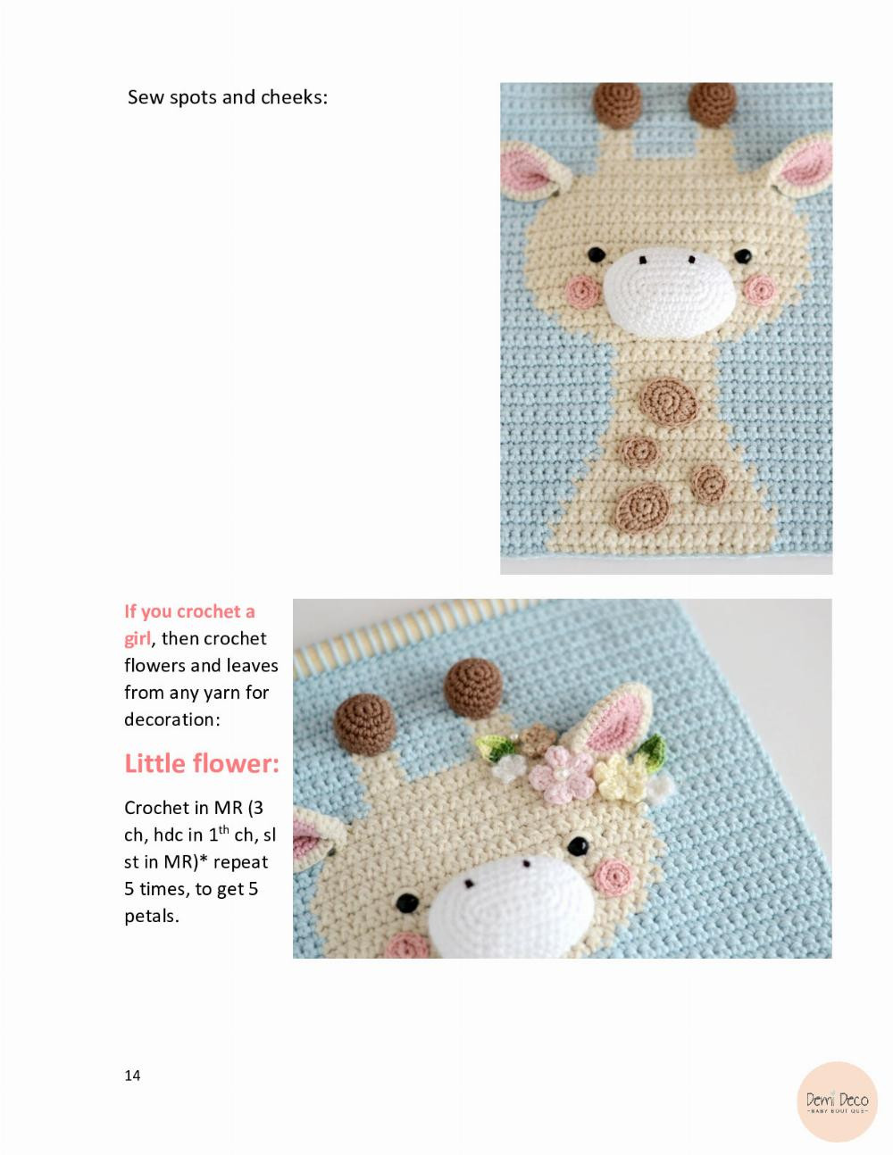 Wall hanging decor “Giraffe” pattern