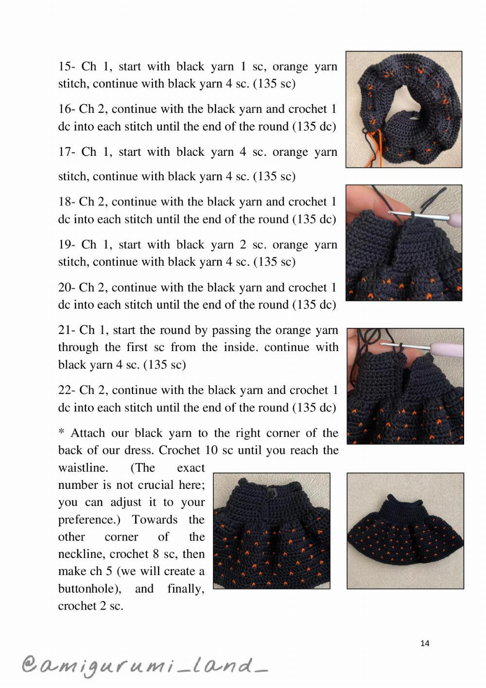 witch elina pattern crochet pattern