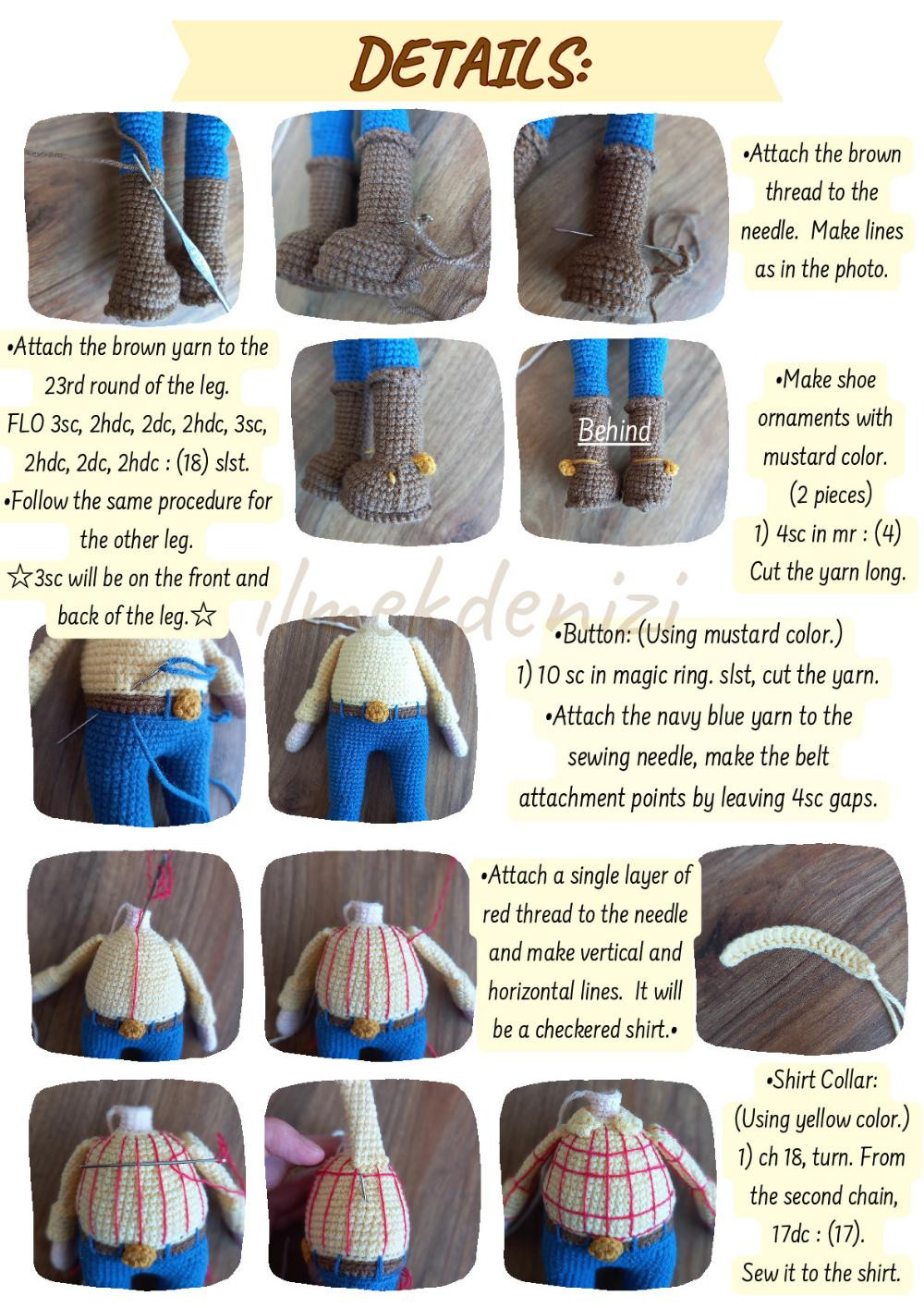 WOODY CROCHET PATTERN