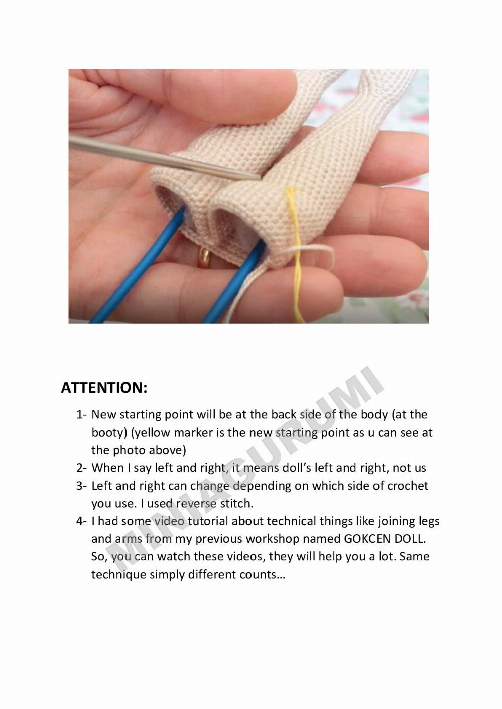 XENA DOLL crochet pattern