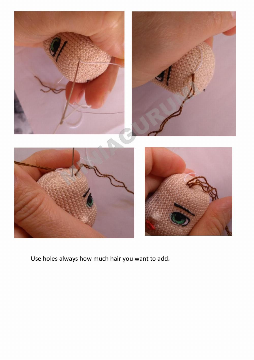 XENA DOLL crochet pattern