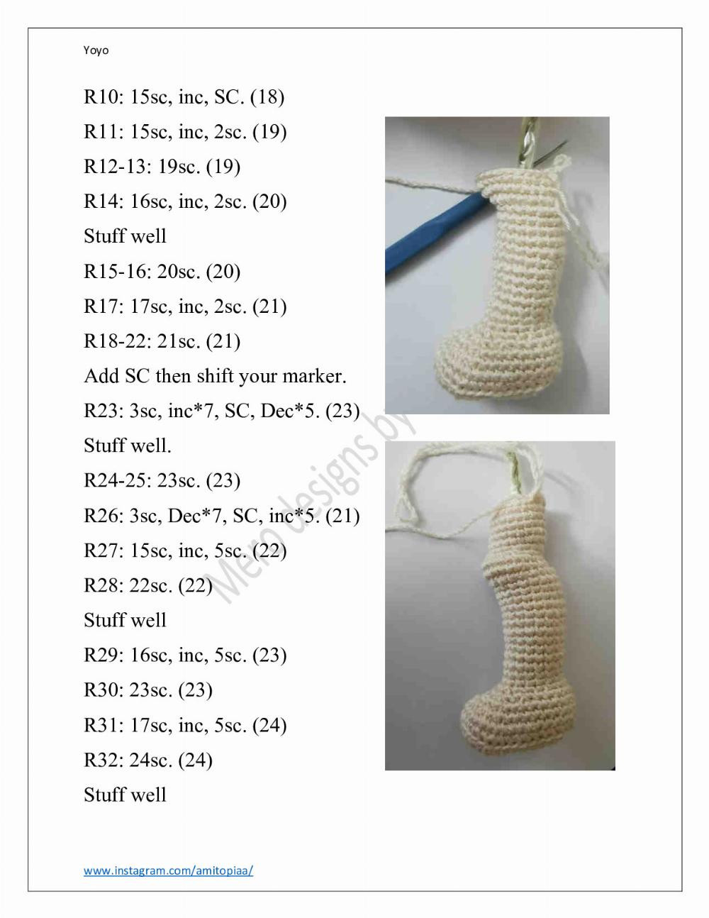Yoyo YOYO crochet pattern