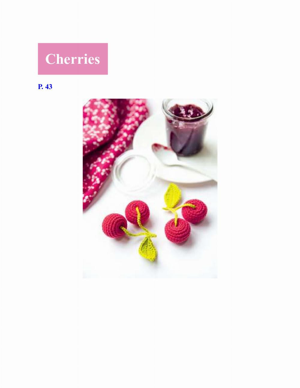 adorable fruits & begetables to crochet pattern