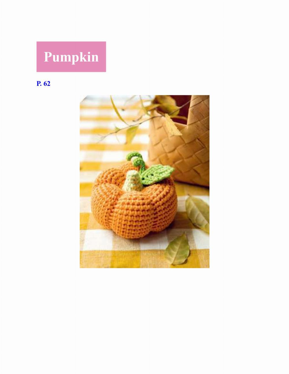 adorable fruits & begetables to crochet pattern