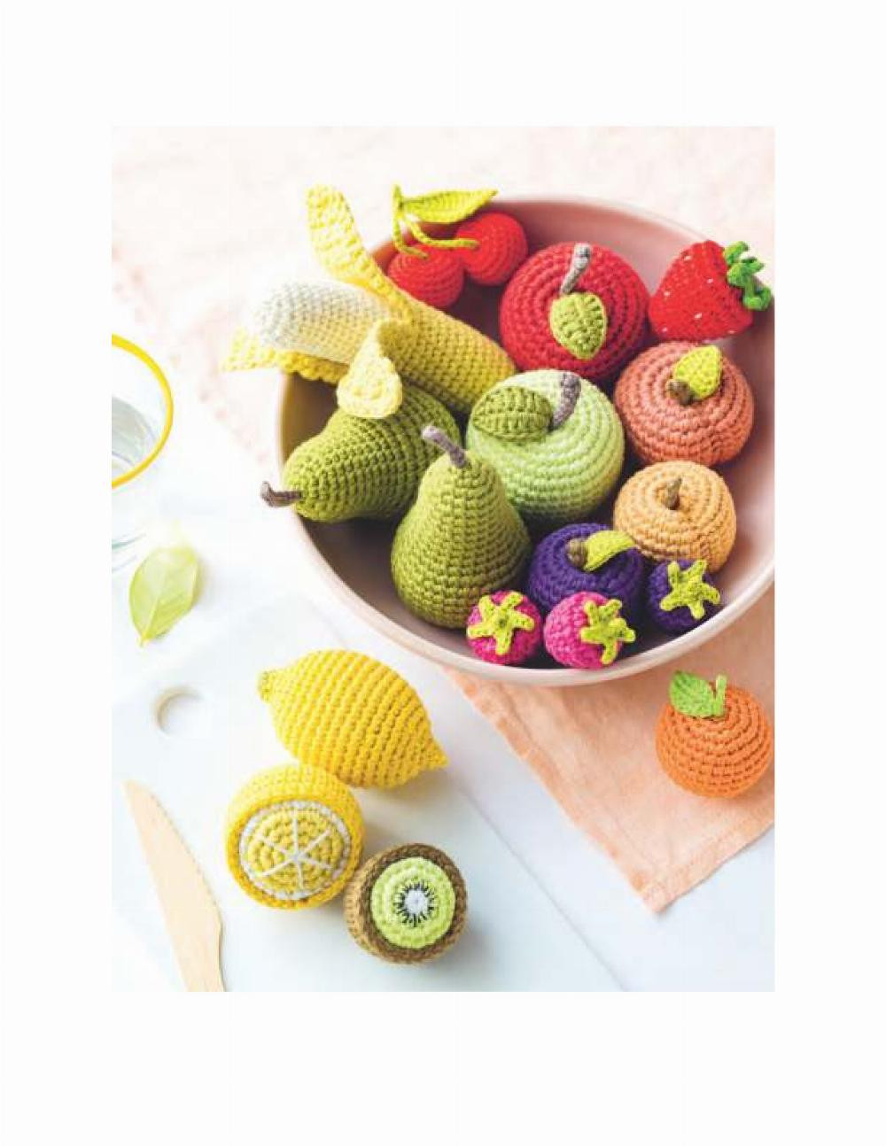 adorable fruits & begetables to crochet pattern