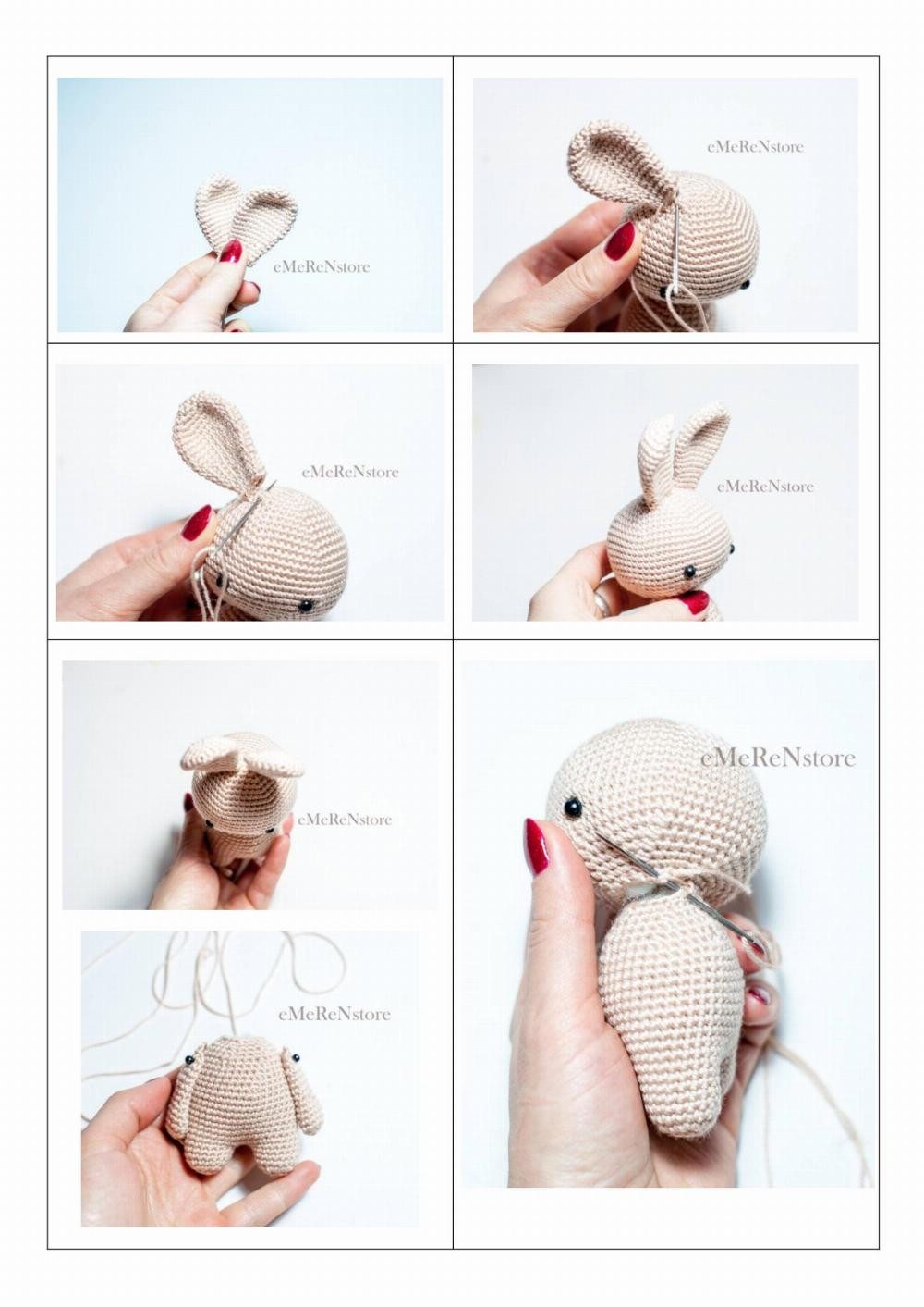 Alex the bunny crochet pattern