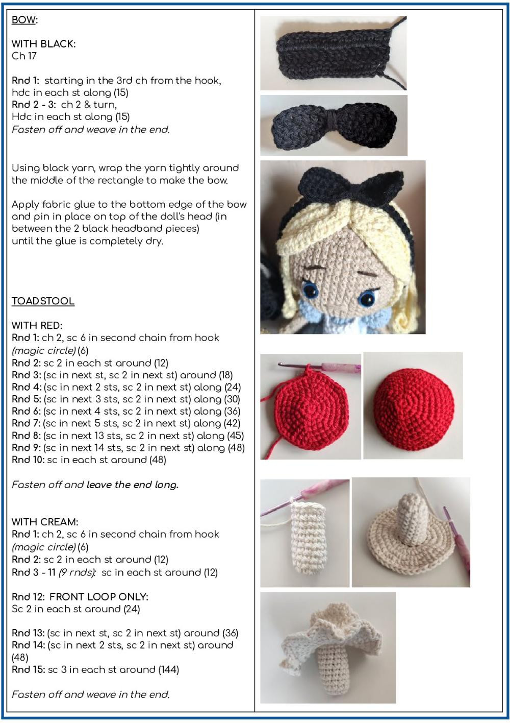 alice crochet pattern