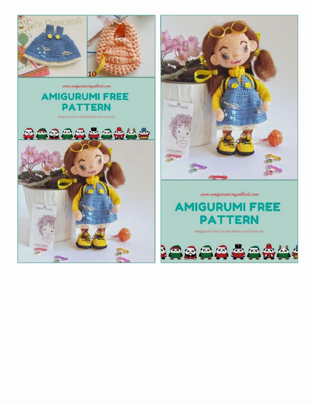 Amigurumi Doll Bilania Free Pattern