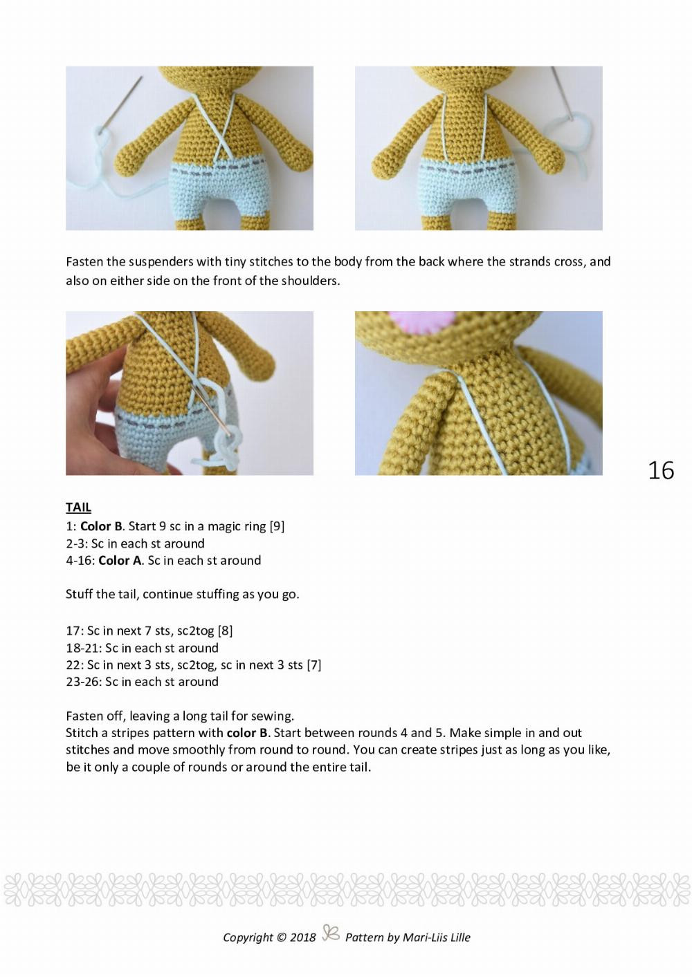 amigurumi pattern meow cat