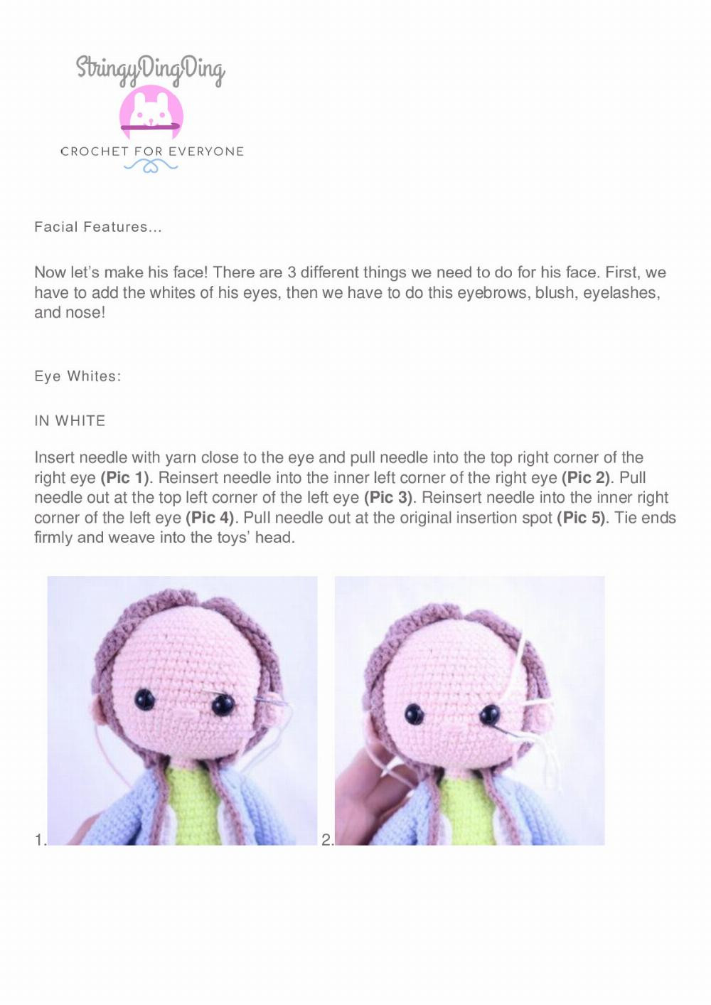 Bach Musical Composer Amigurumi Doll – Free Crochet Pattern