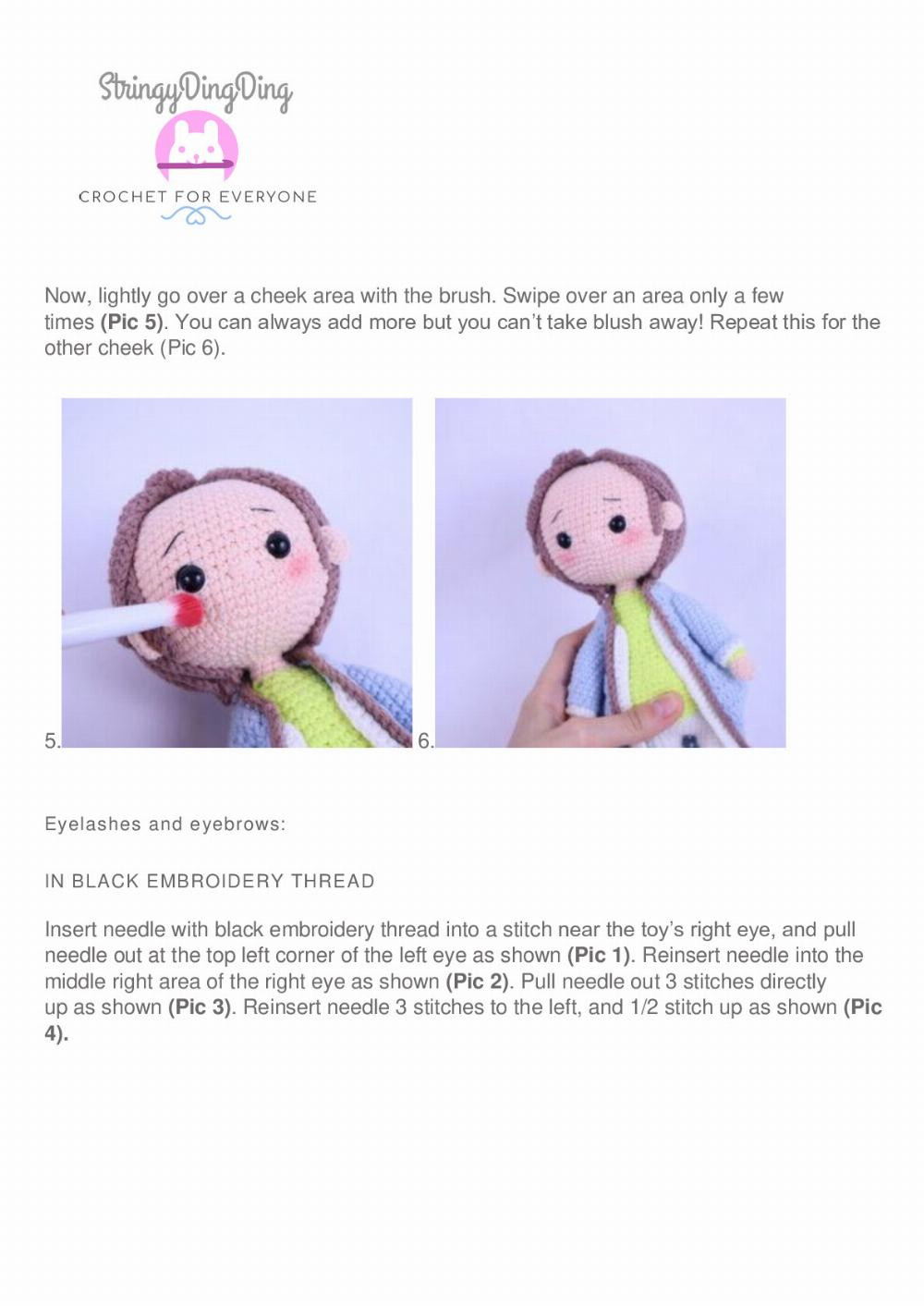 Bach Musical Composer Amigurumi Doll – Free Crochet Pattern