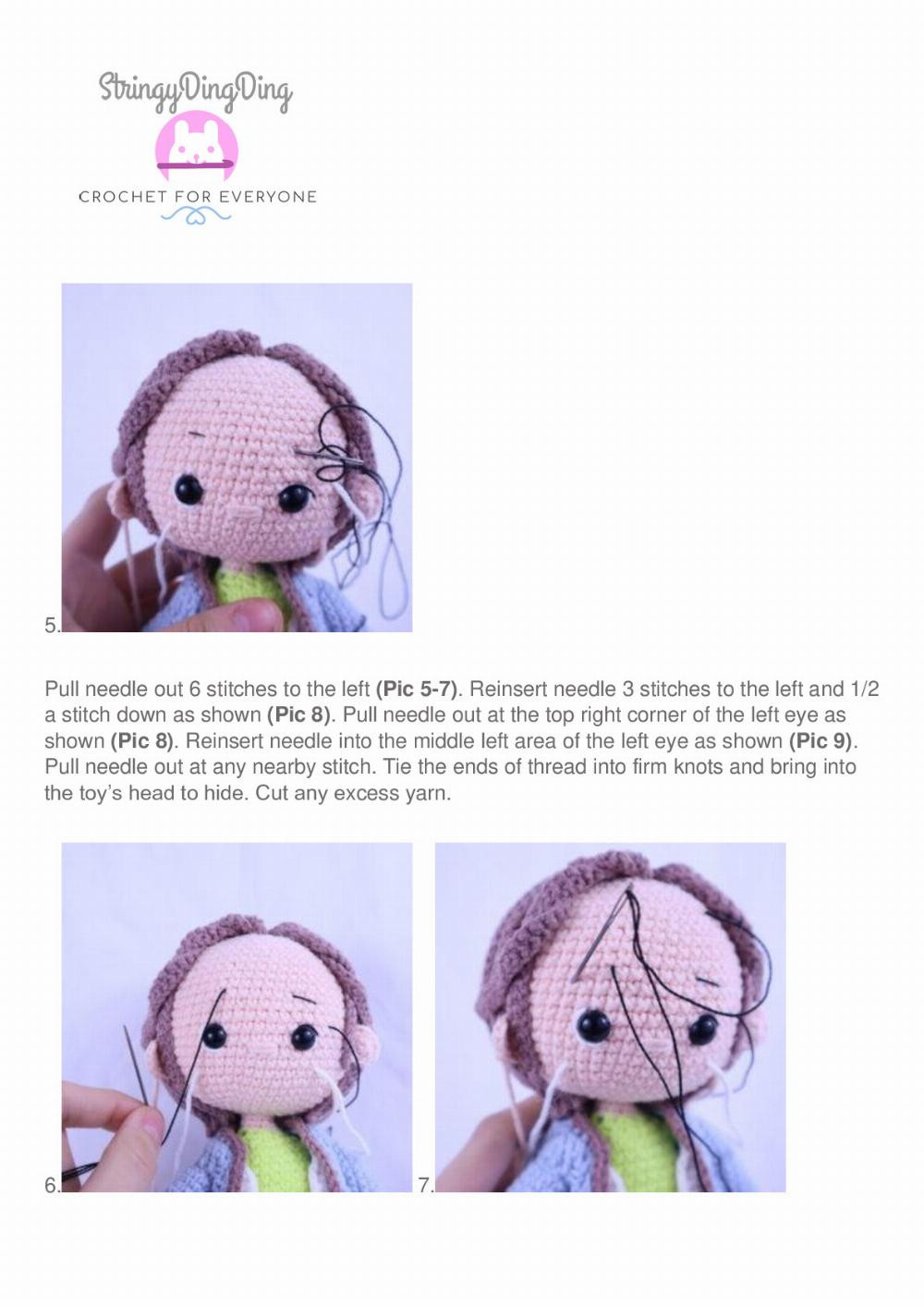 Bach Musical Composer Amigurumi Doll – Free Crochet Pattern