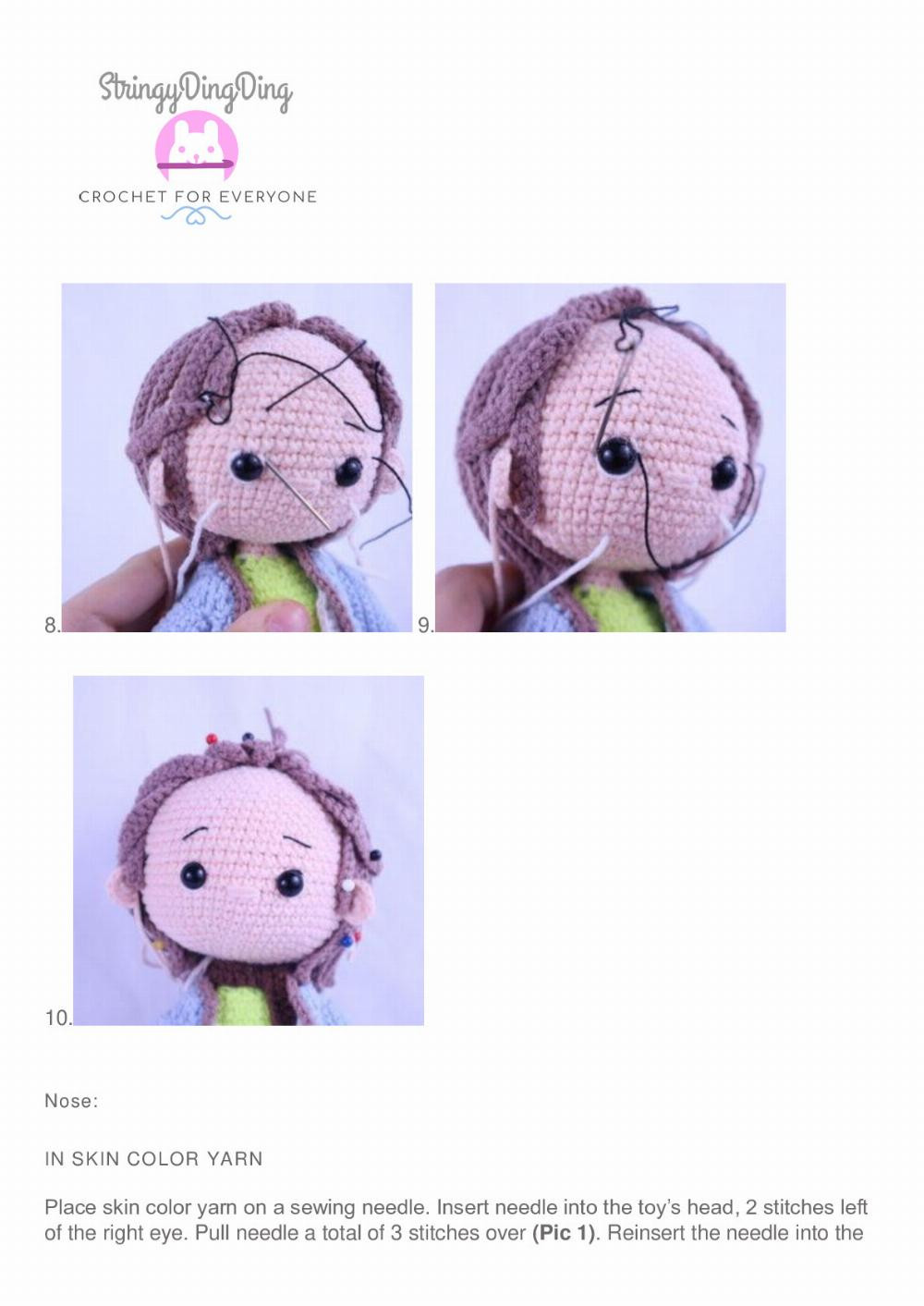 Bach Musical Composer Amigurumi Doll – Free Crochet Pattern