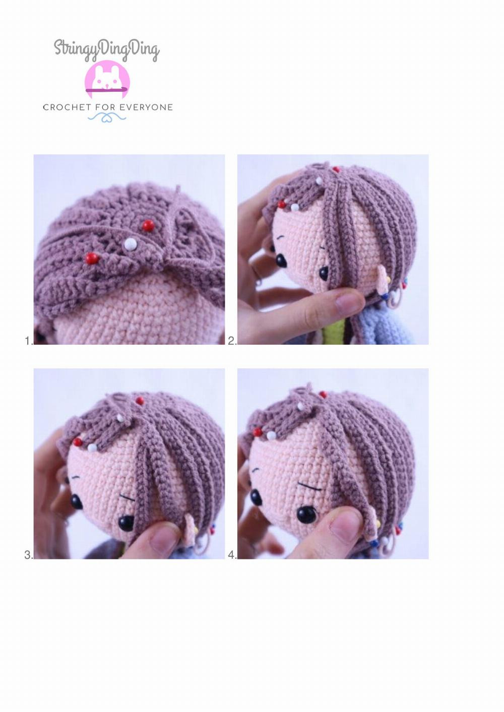 Bach Classical Musician Doll Amigurumi PDF - StringyDingDing