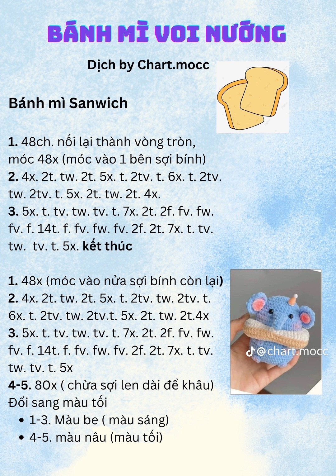 Bánh mì voi nướng, stitch đội mũ, chart loopy cosplay, búp bê chuột, chú chó ngố, vịt ngồi xích đu, loopy flower pot, lót lý bông hoa.