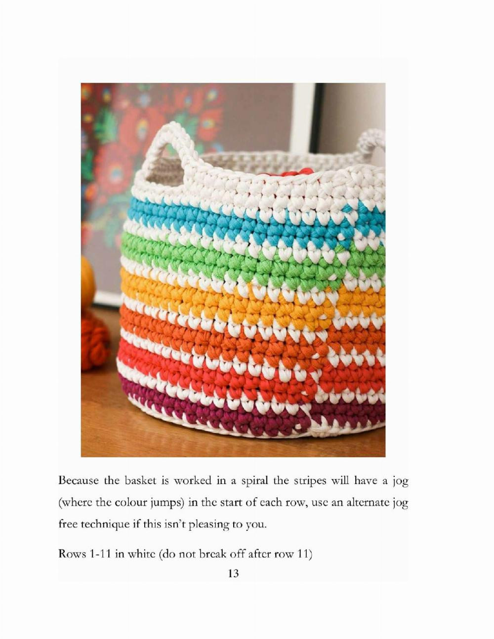 Basket Crochet pattern