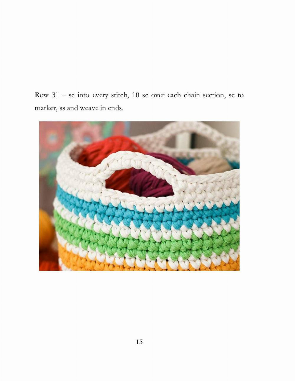 Basket Crochet pattern