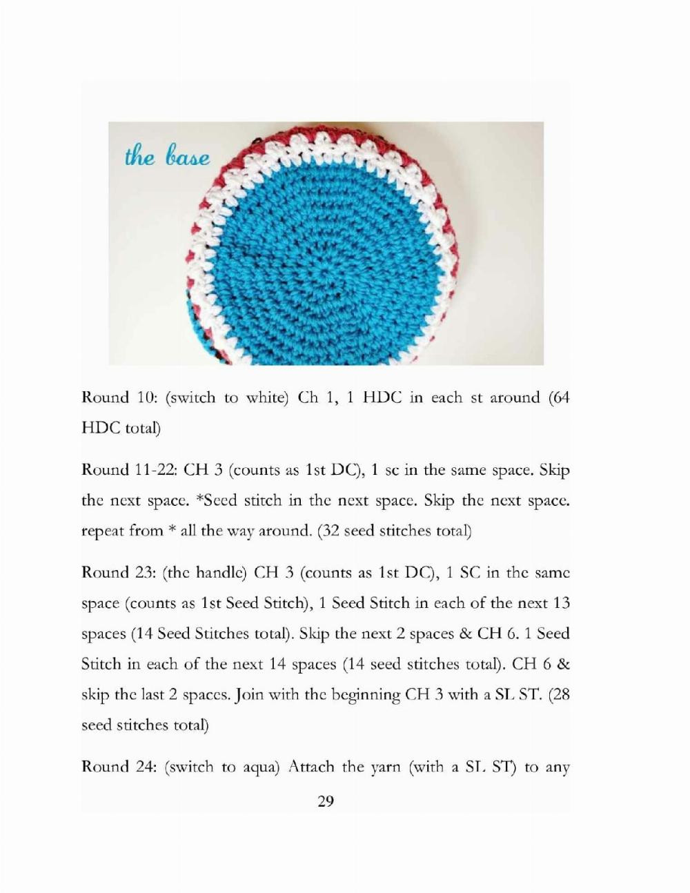 Basket Crochet pattern