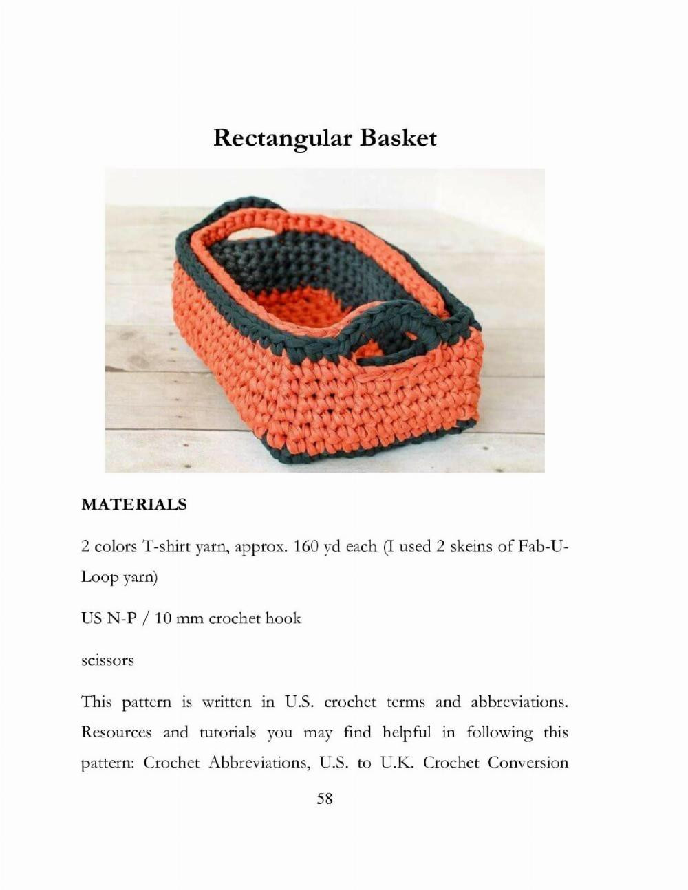 Basket Crochet pattern