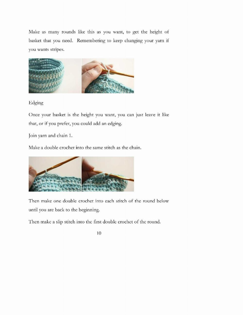 Basket Crochet Patterns Knitting Simple and Unique Baskets for Your Home