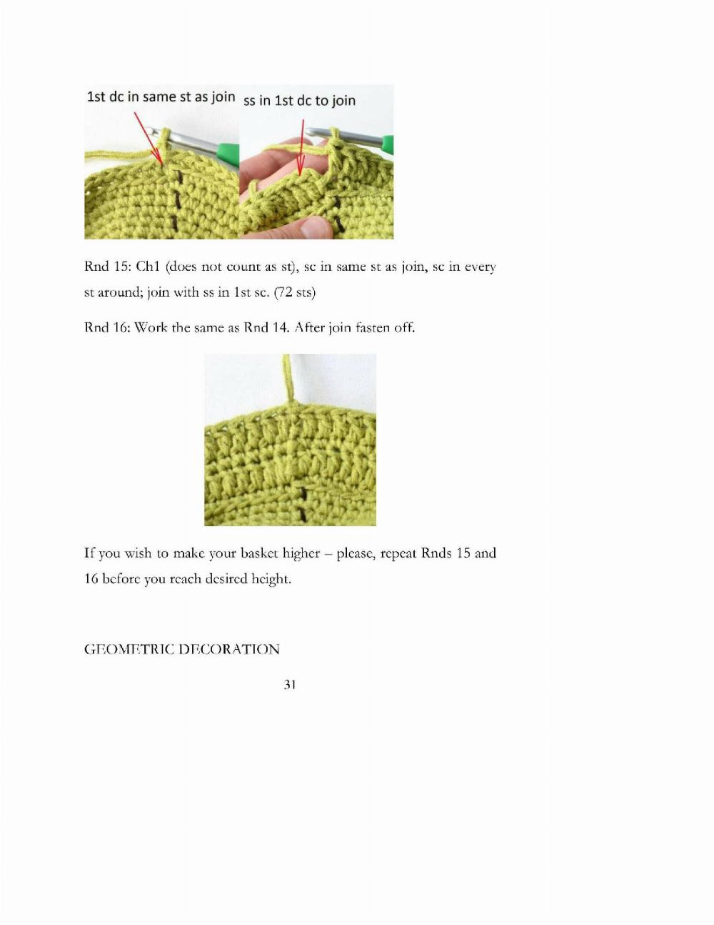 Basket Crochet Patterns Knitting Simple and Unique Baskets for Your Home