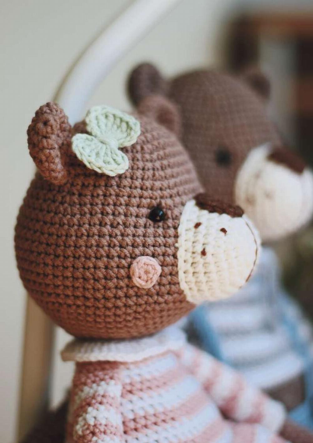 bear family crochet pattern