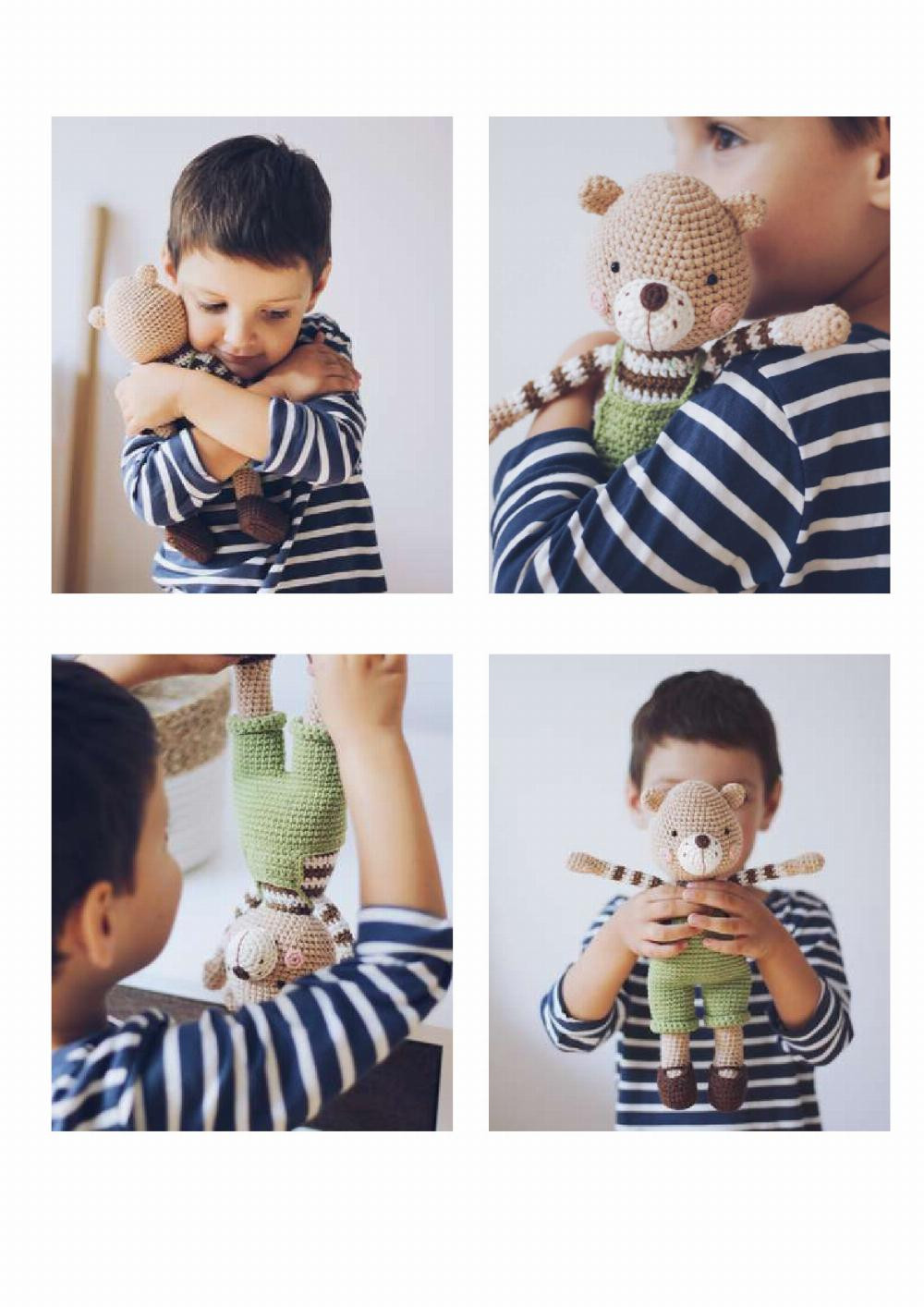 bear family (mini) crochet pattern