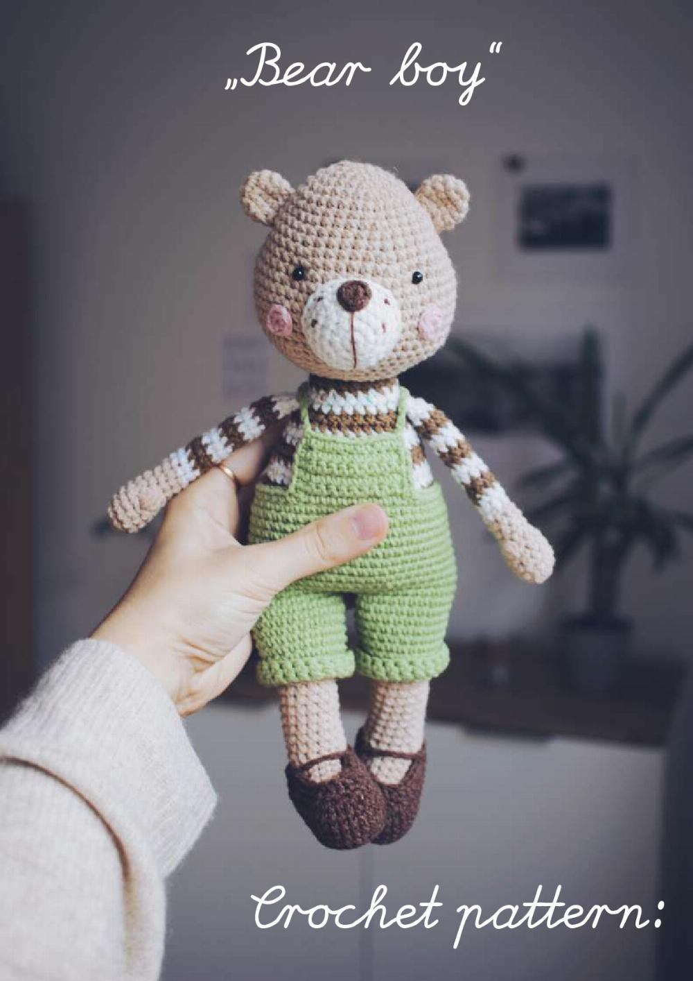 bear family (mini) crochet pattern