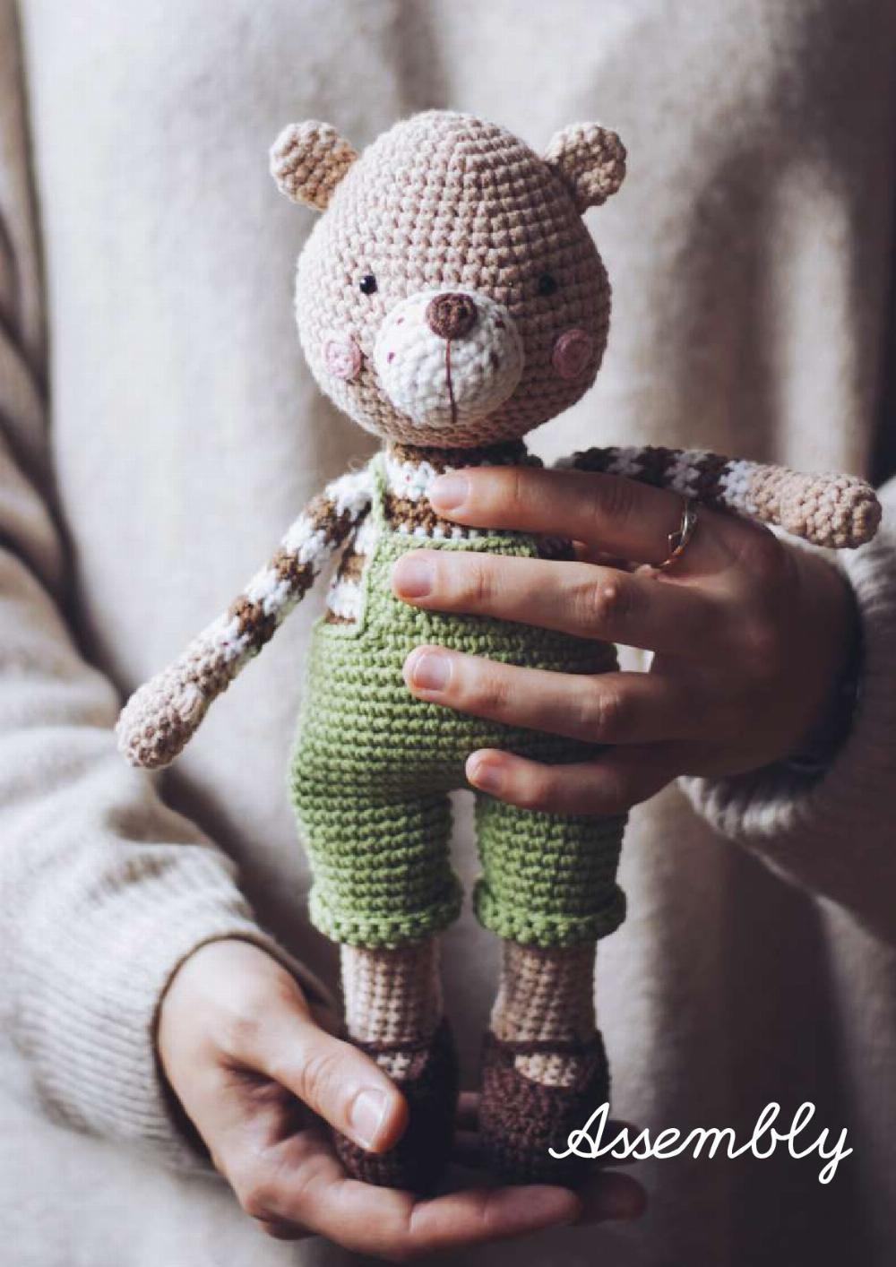 bear family (mini) crochet pattern