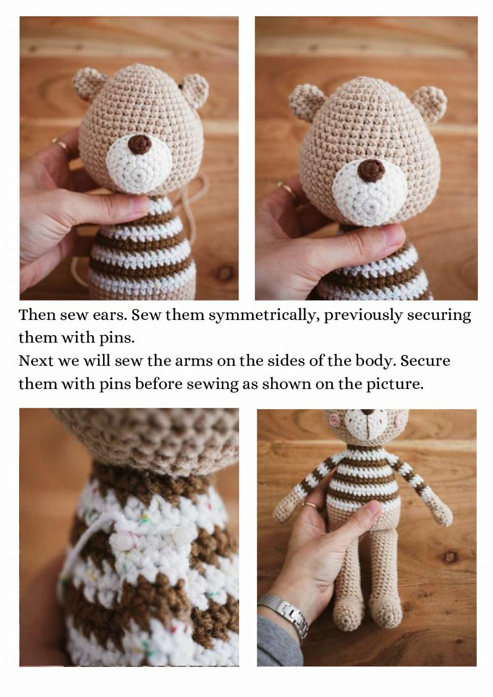 bear family (mini) crochet pattern