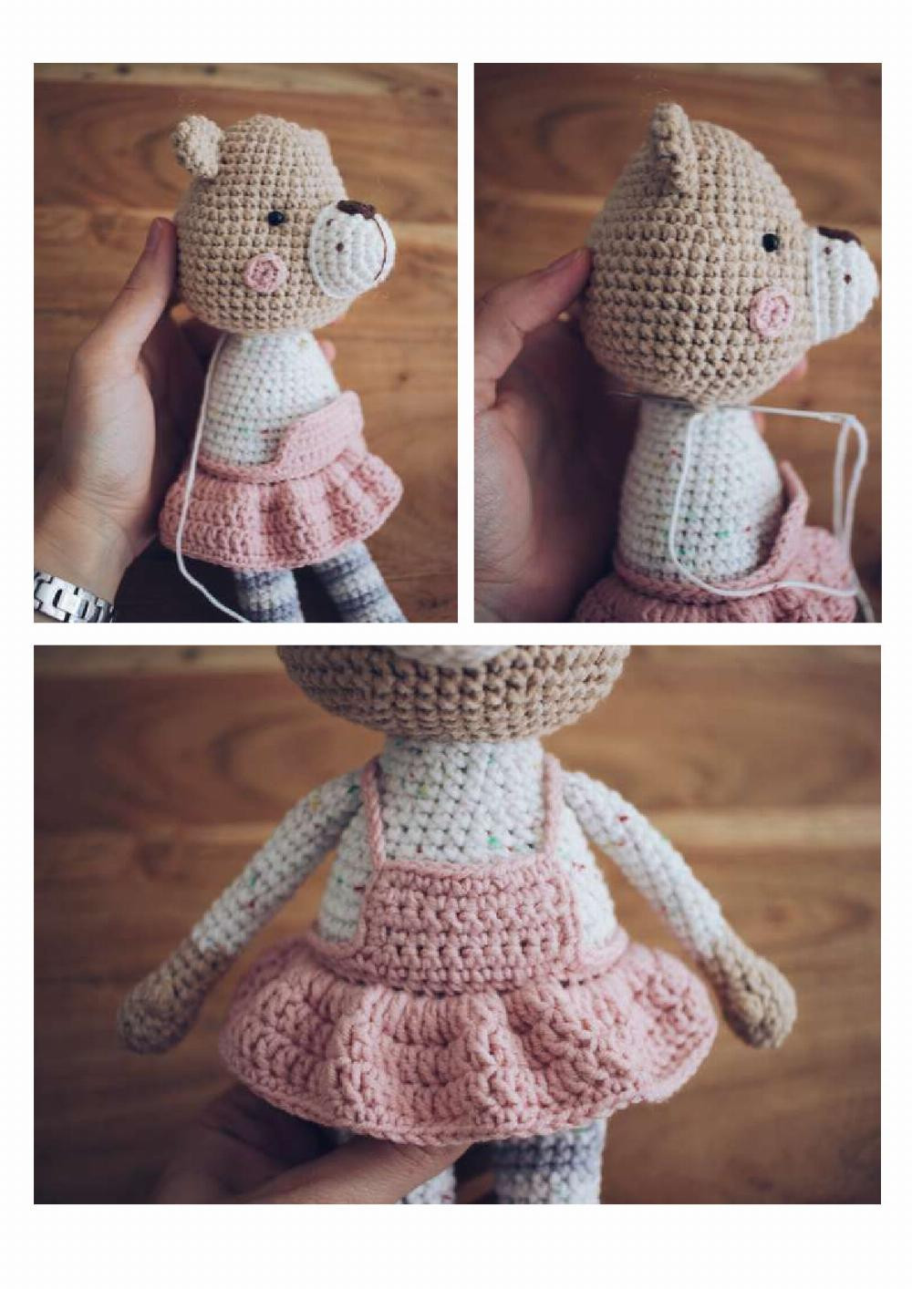 bear family (mini) crochet pattern