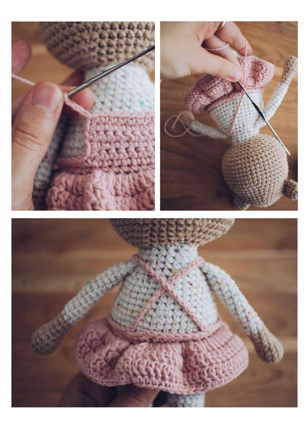 bear family (mini) crochet pattern