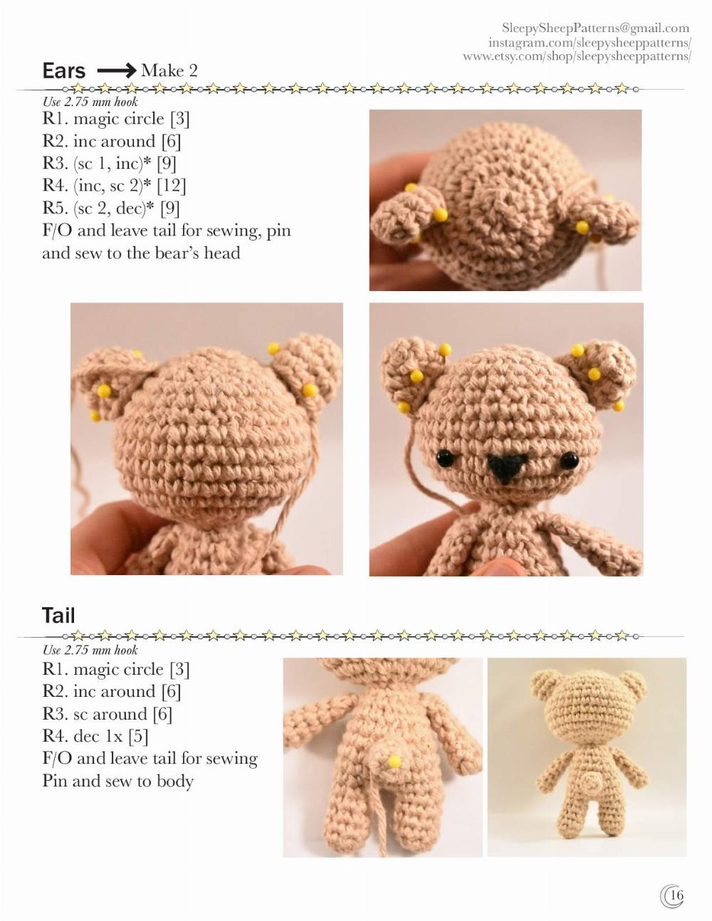 Bear Family Pattern