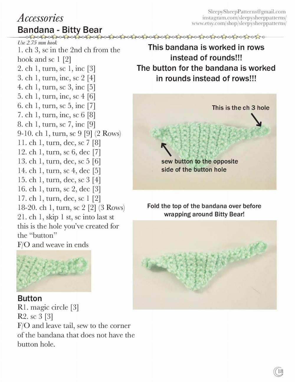 Bear Family Pattern