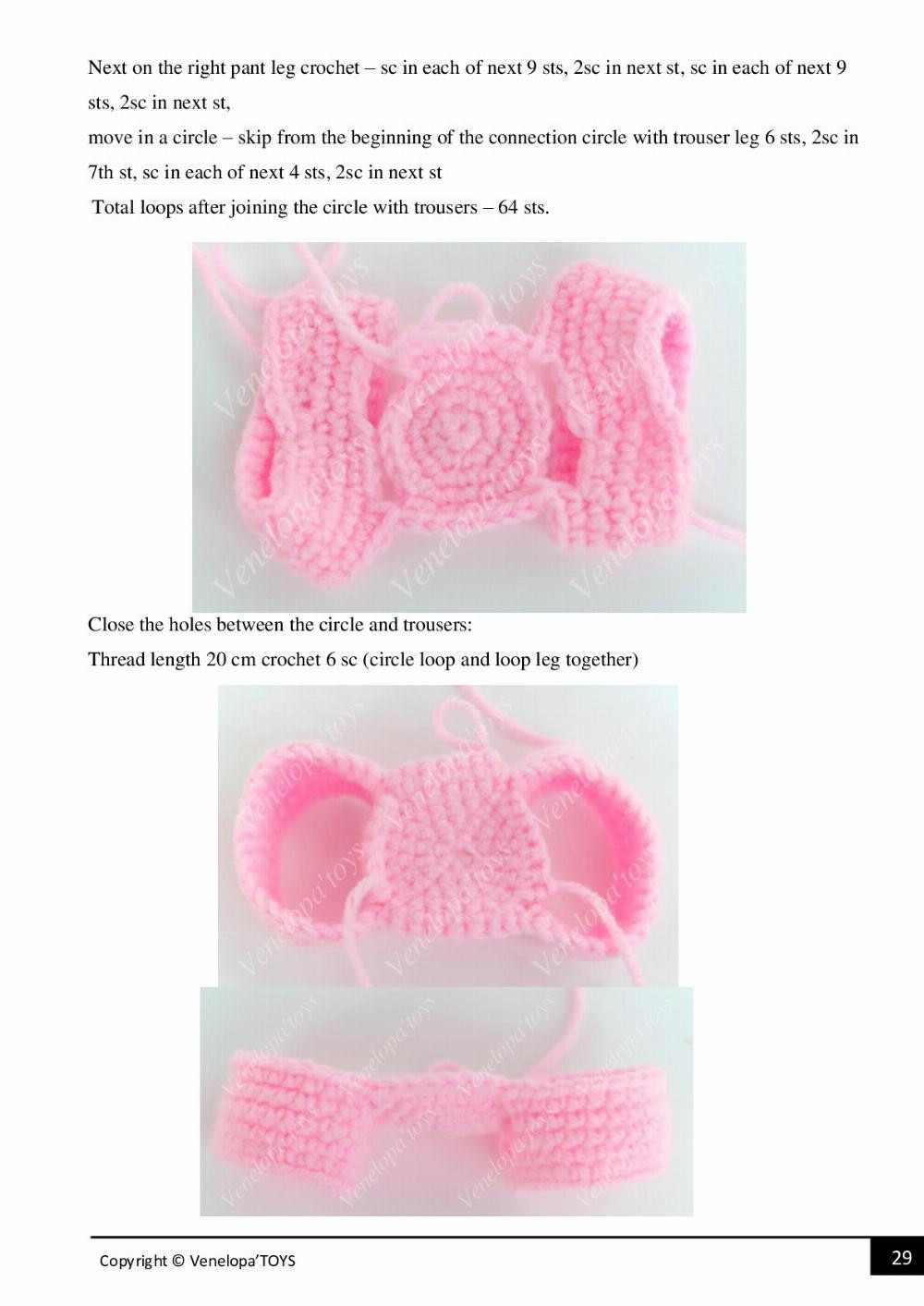 Bear in the cap "Cat"  crochet pattern